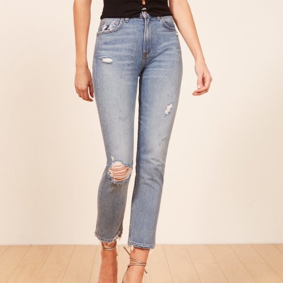 Reformation Denim - Reformation Julia high cigarette jeans size 30